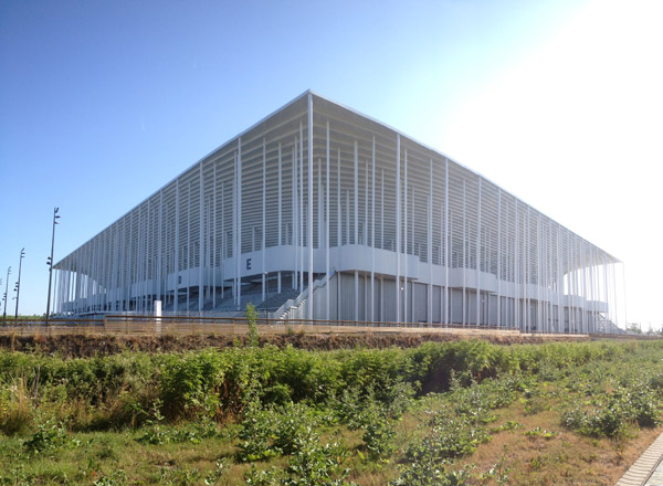 Вид нового стадиона